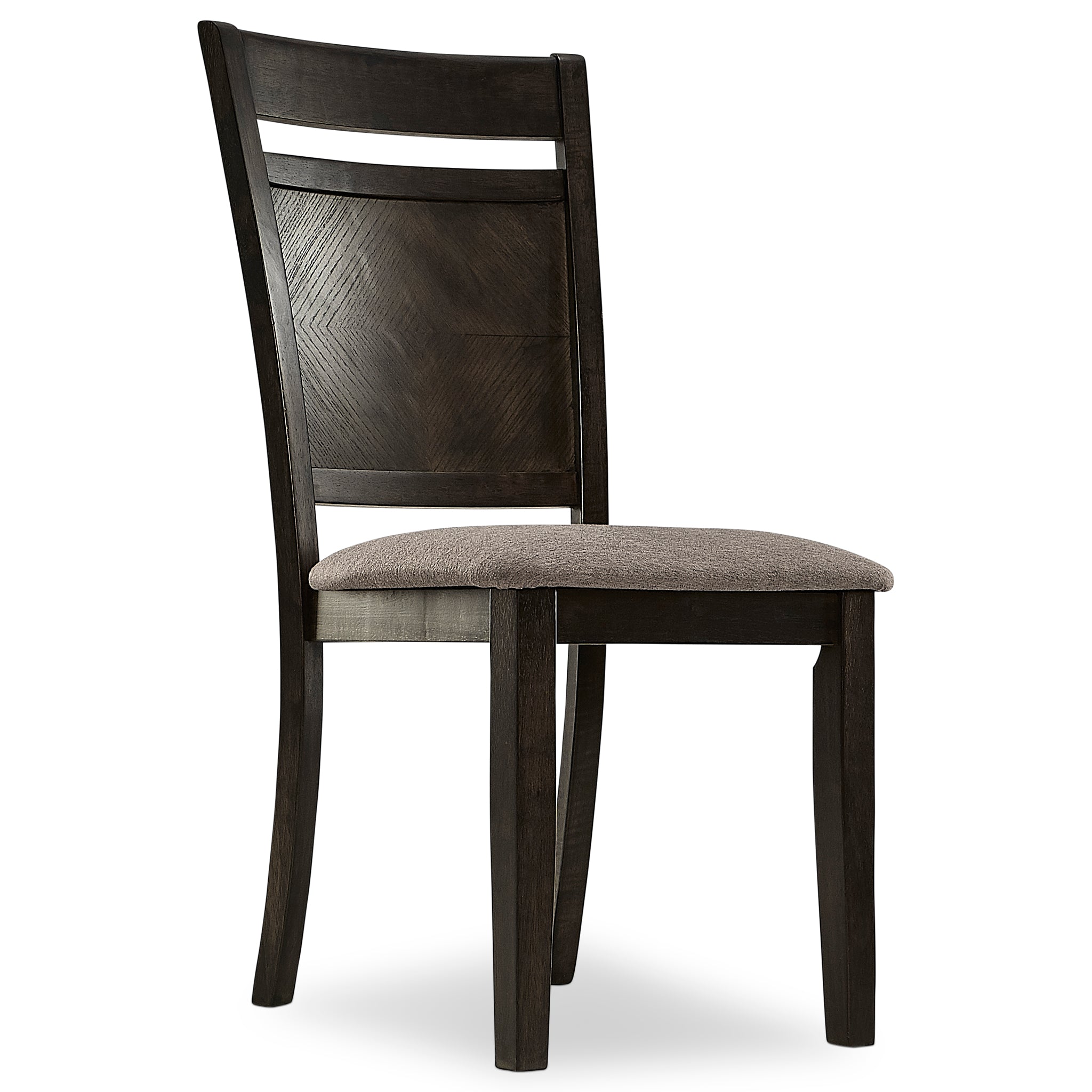 Colin Dining Chair - Dark Brown Wooden Seat - Modern Kitchen & Dining Room Furniture for Home Decor