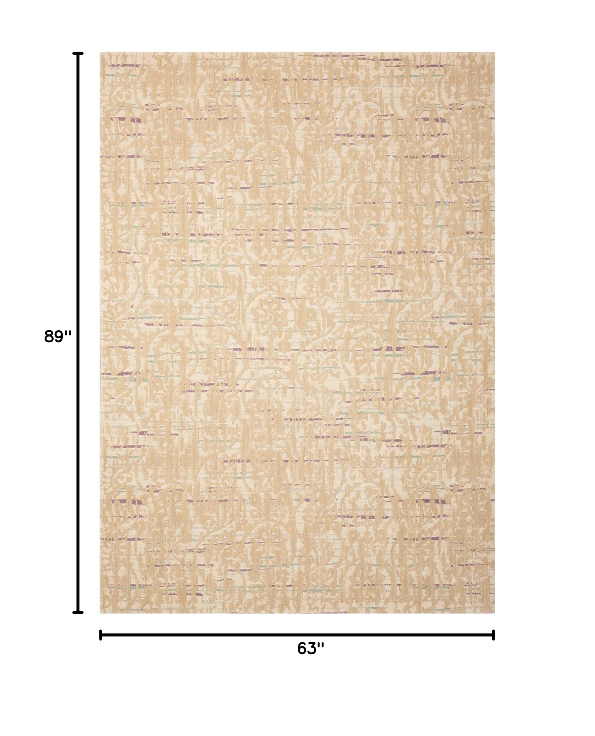 Nourison Nepal Traditional Sand 5'3