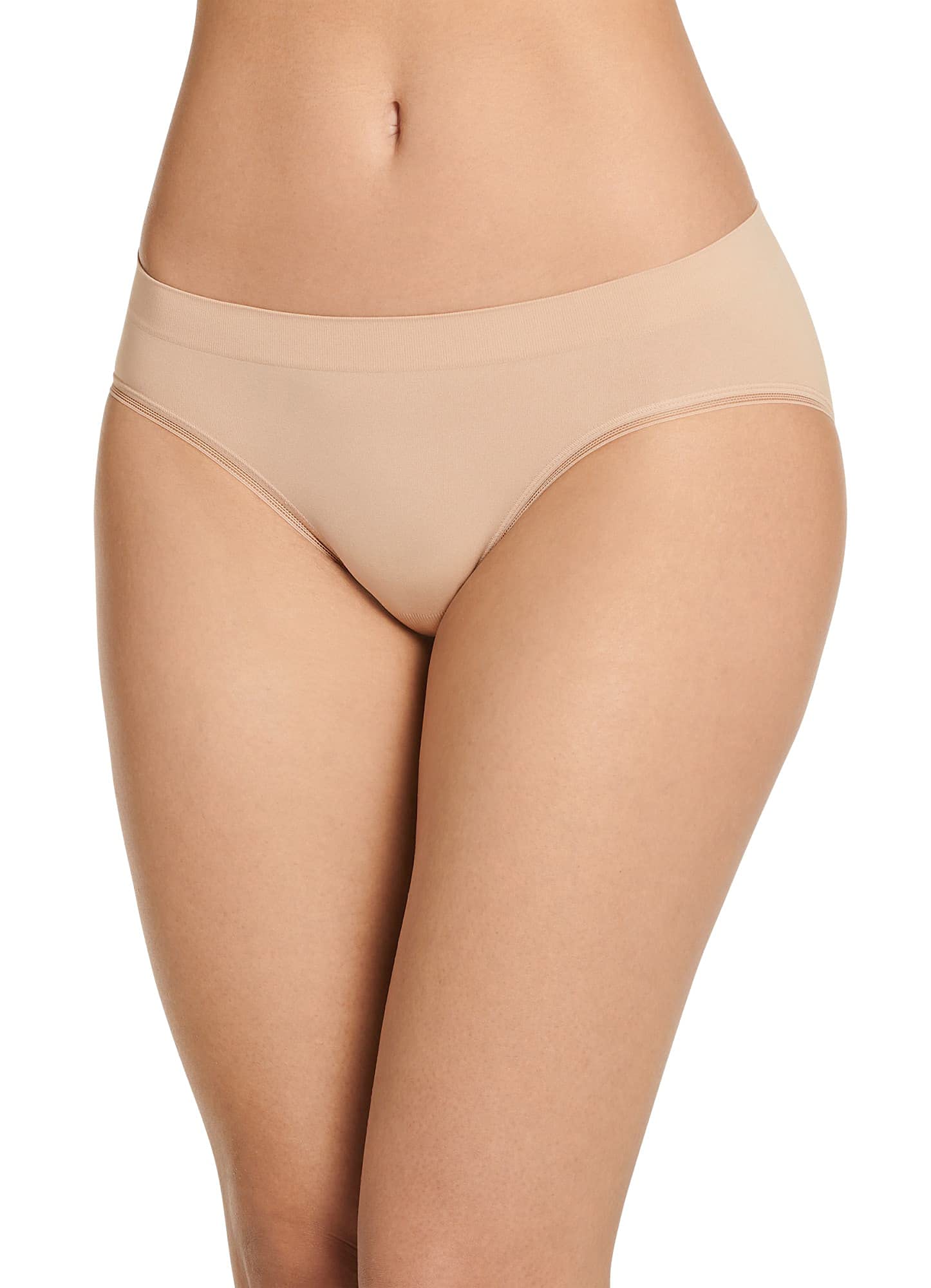 Jockey Women's Seamless No Show Underwear - Breathable Chill Bikini Panties for Everyday Comfort & Active Wear