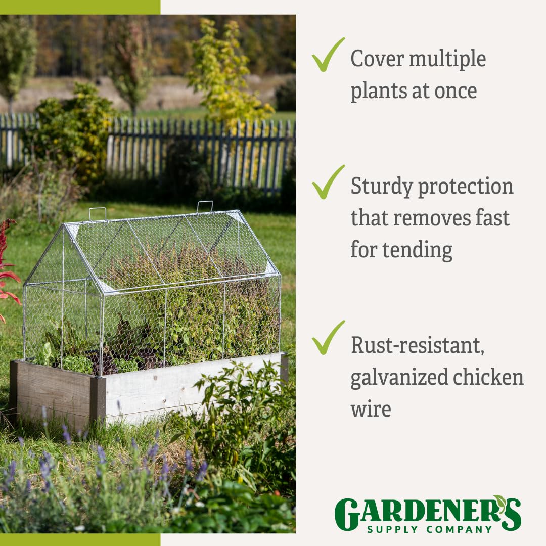Gardener’s Supply Company Chicken Wire Crop Coop - 22