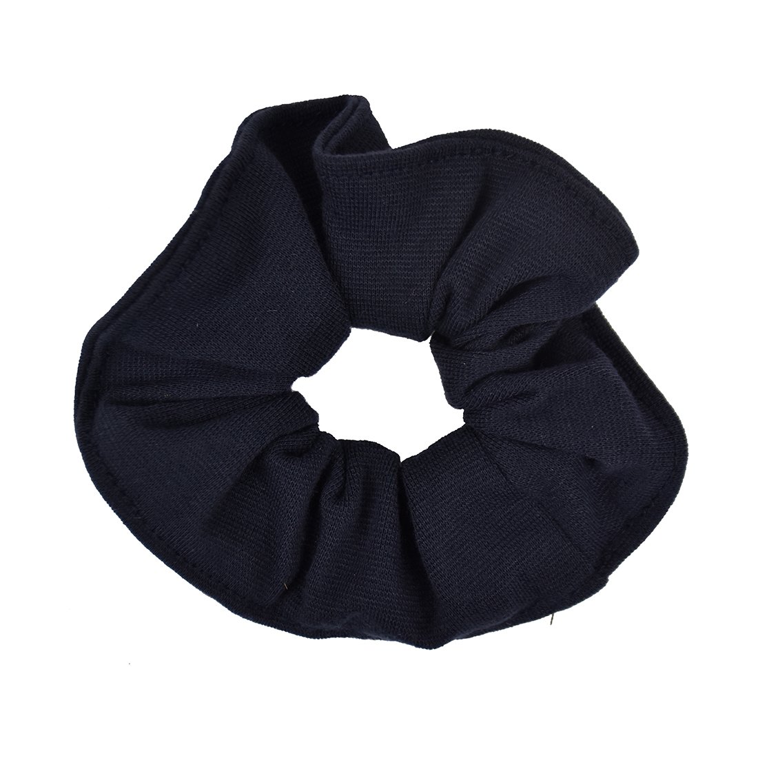 36 Pcs Large Solid Scrunchies Hair Elastics - Navy | Soft No-Slip Hair Ties for Women & Girls, Perfect for Workouts, School, Office & Everyday Use