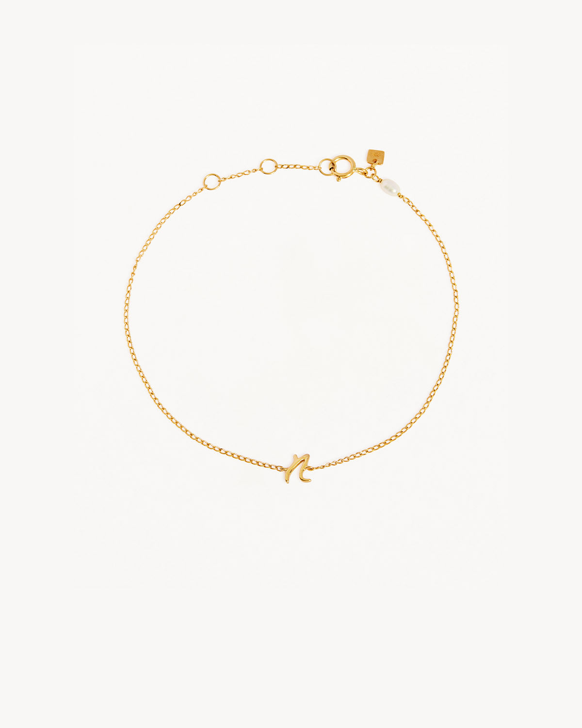 14K Solid Gold Love Letter Bracelet - Dainty & Elegant Jewelry for Women, Perfect Gift for Anniversary, Valentine's Day & Special Occasions
