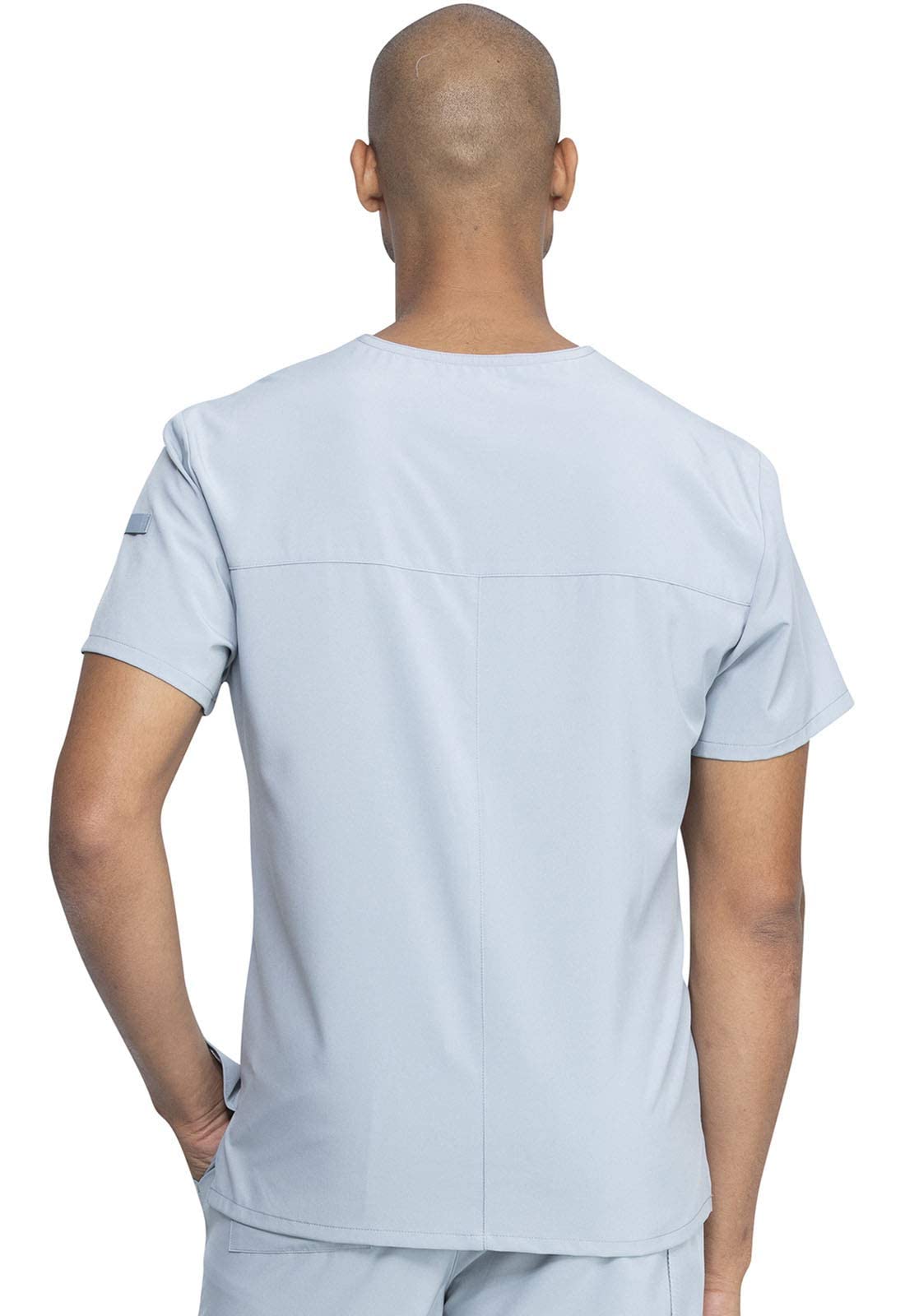 Dickies EDS Essentials Men's Scrubs Top - Tuckable V-Neck Work Shirt DK635 for Nurses, Doctors & Healthcare Professionals