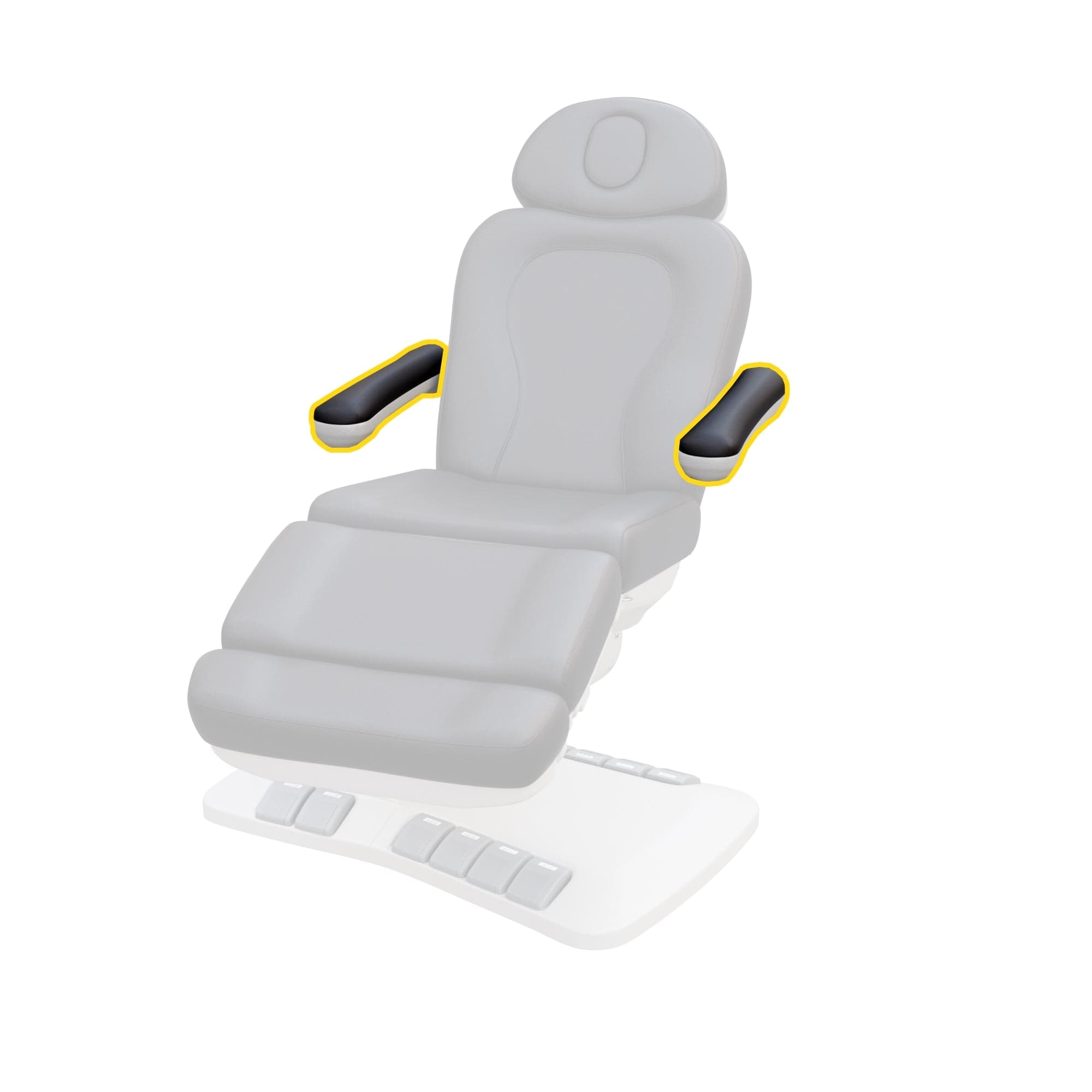 2246EB Treatment Chair Armrest (Complete) - Durable & Comfortable Replacement for Medical & Spa Use - Perfect for Massage, Therapy & Relaxation Sessions