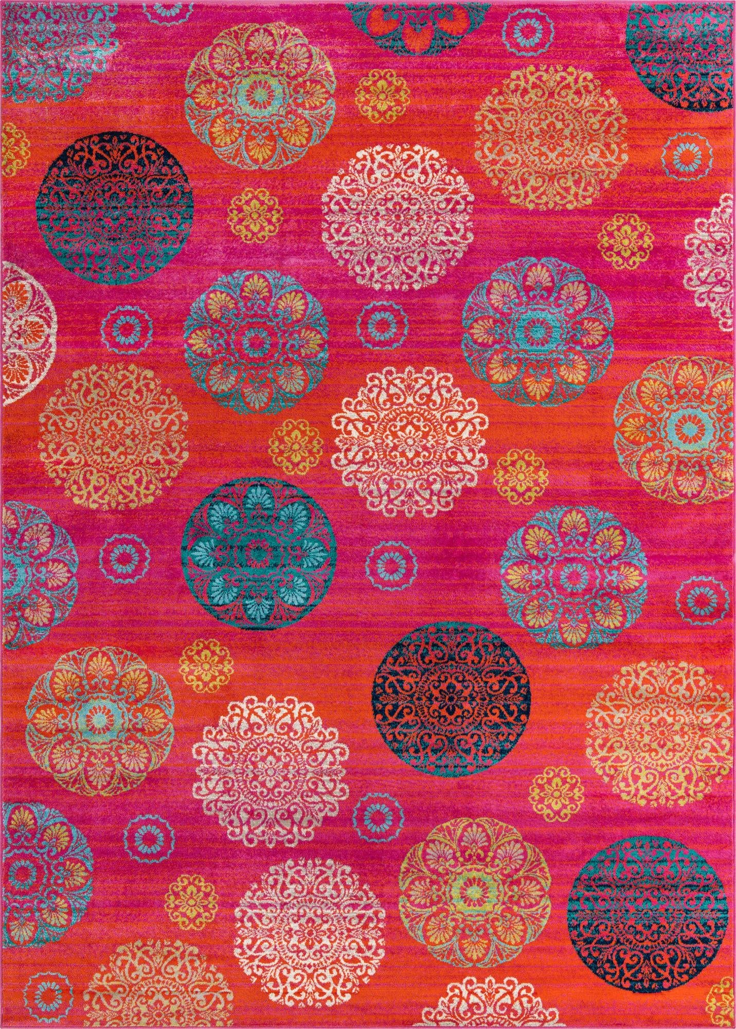 Azalea Collection Rust Red Area Rug 10' x 14' - Soft Medium Pile Living Room Rug for Large Spaces, Dining Rooms & Open Floor Plans | Perfect for Home Decor, Family Gatherings & Cozy Atmospheres