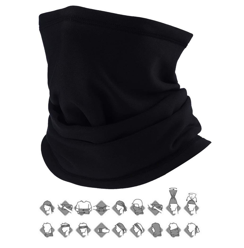 Skull Print Neck Gaiter - Lightweight Windproof Face Mask & Bandana for Outdoor Activities, Cycling, Running, and Hiking