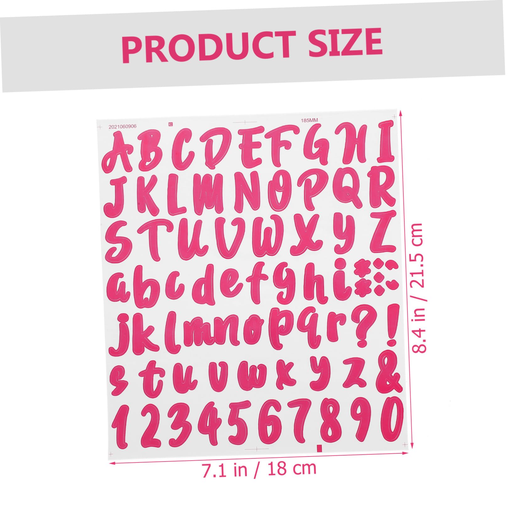 STOBOK 5-Pack Waterproof Vinyl Label Stickers for Mailbox, Letters, Names & Numbers - Outdoor Decorative Stickers for Packages, Storage Bins, DIY Crafts & Organization