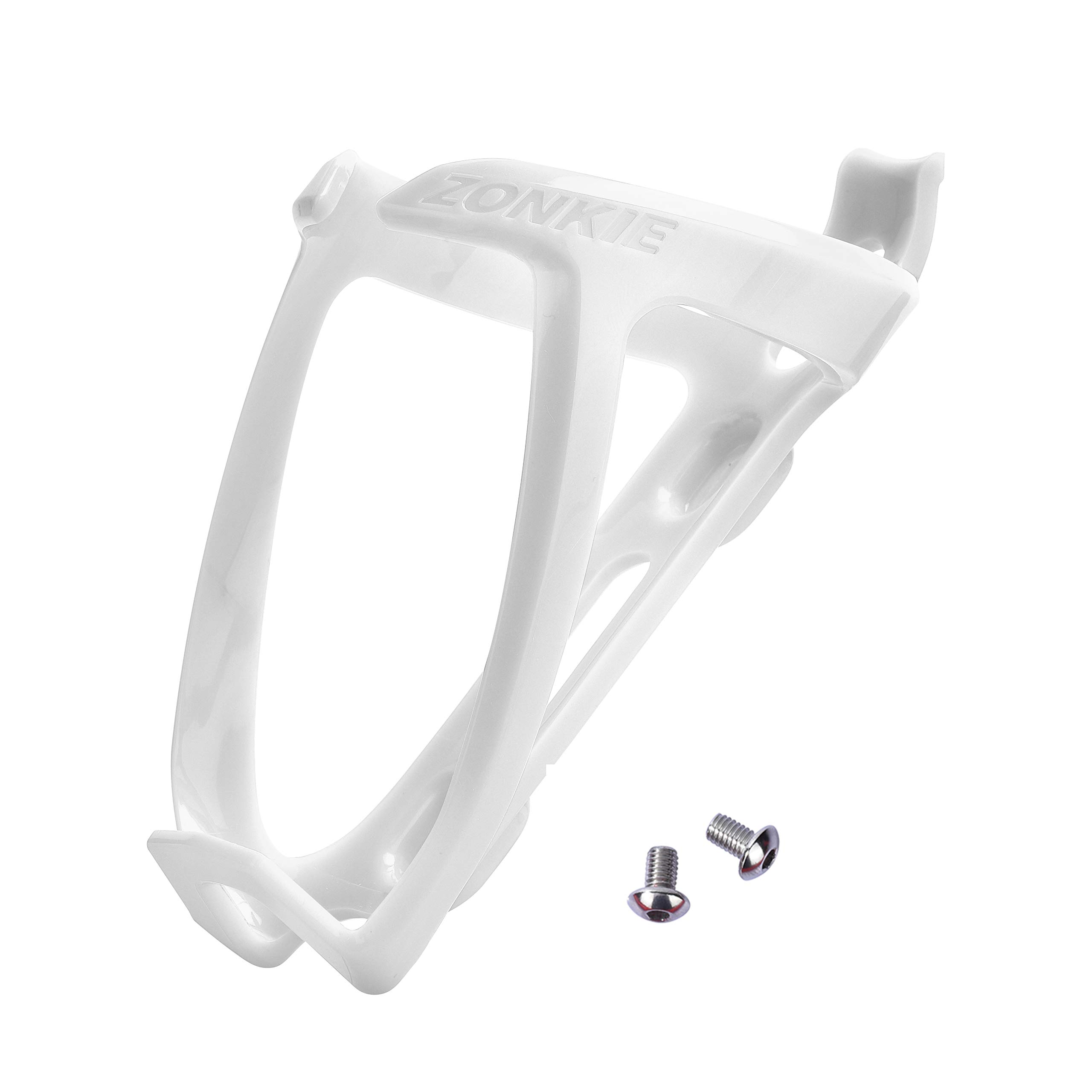 ZONKIE Bike Water Bottle Cage Holder - Durable Plastic Bicycle Drink Holder for Road & Mountain Bikes - Multiple Color Options - Perfect for Cycling, Commuting & Outdoor Sports