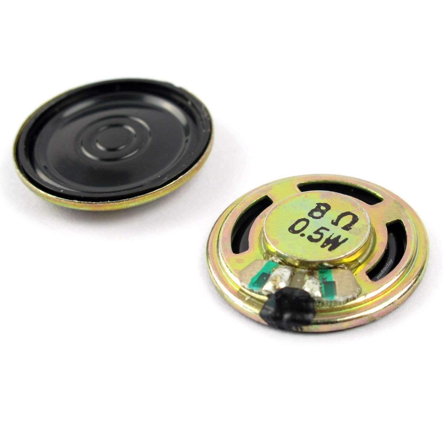 2PCS Replacement Speakers for Nintendo Game Boy Color & Game Boy Advance (GBA/GBC) - High Quality Sound Box Repair Parts for Gaming Console Restoration & DIY Projects
