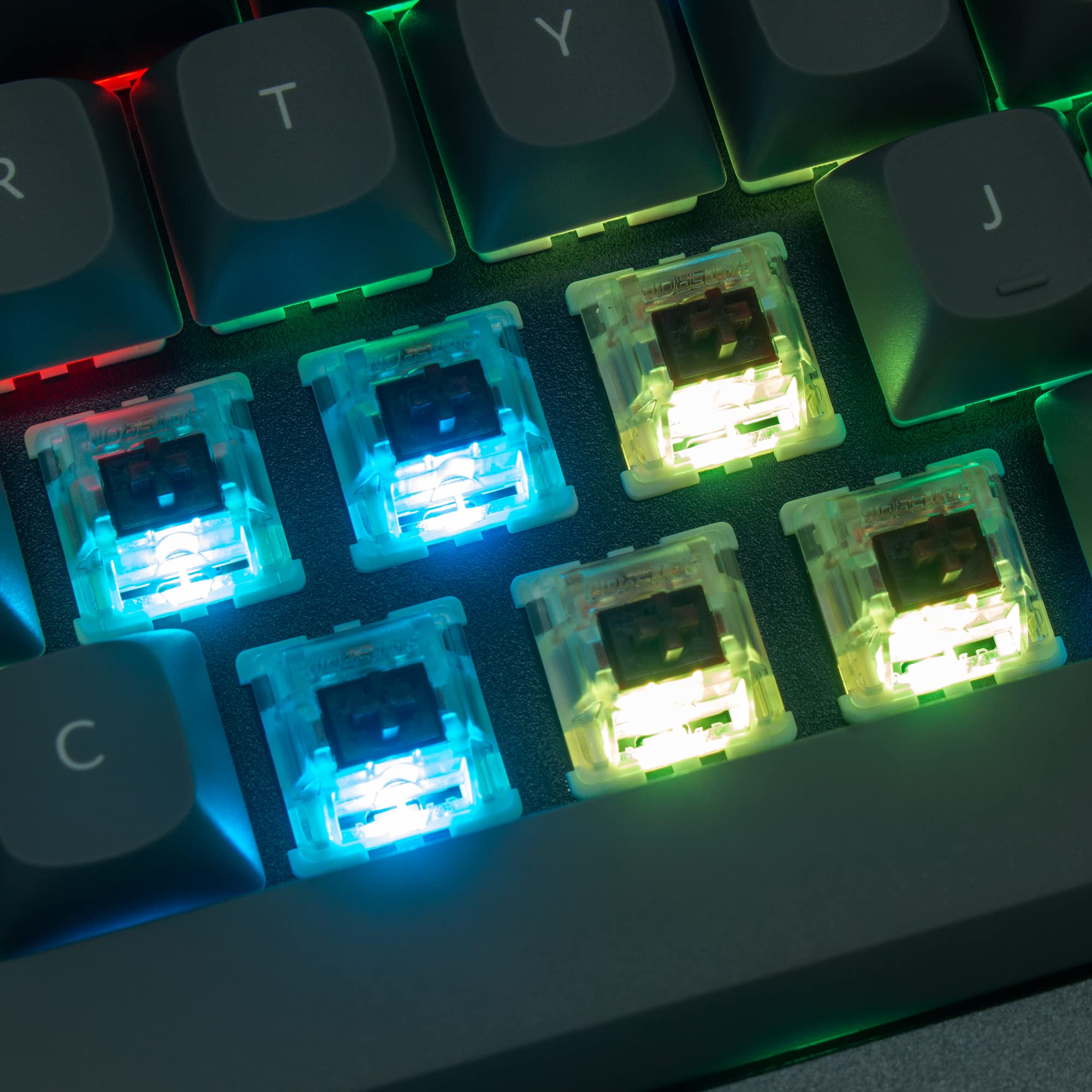 Keychron Q7 70% Wired Custom Mechanical Keyboard - Hot-Swappable Gateron G Pro Blue Switches, QMK/VIA Programmable, Double Gasket Design for Mac/Windows/Linux (Grey) | Perfect for Gaming, Coding & Office Work