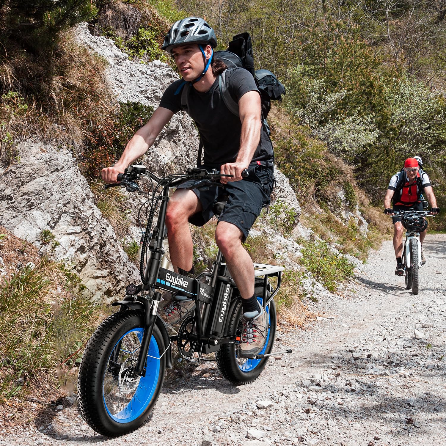 1000W Folding Electric Bike for Adults - 48V 20AH Removable Battery, 30+MPH Speed, 80 Miles Range, 20