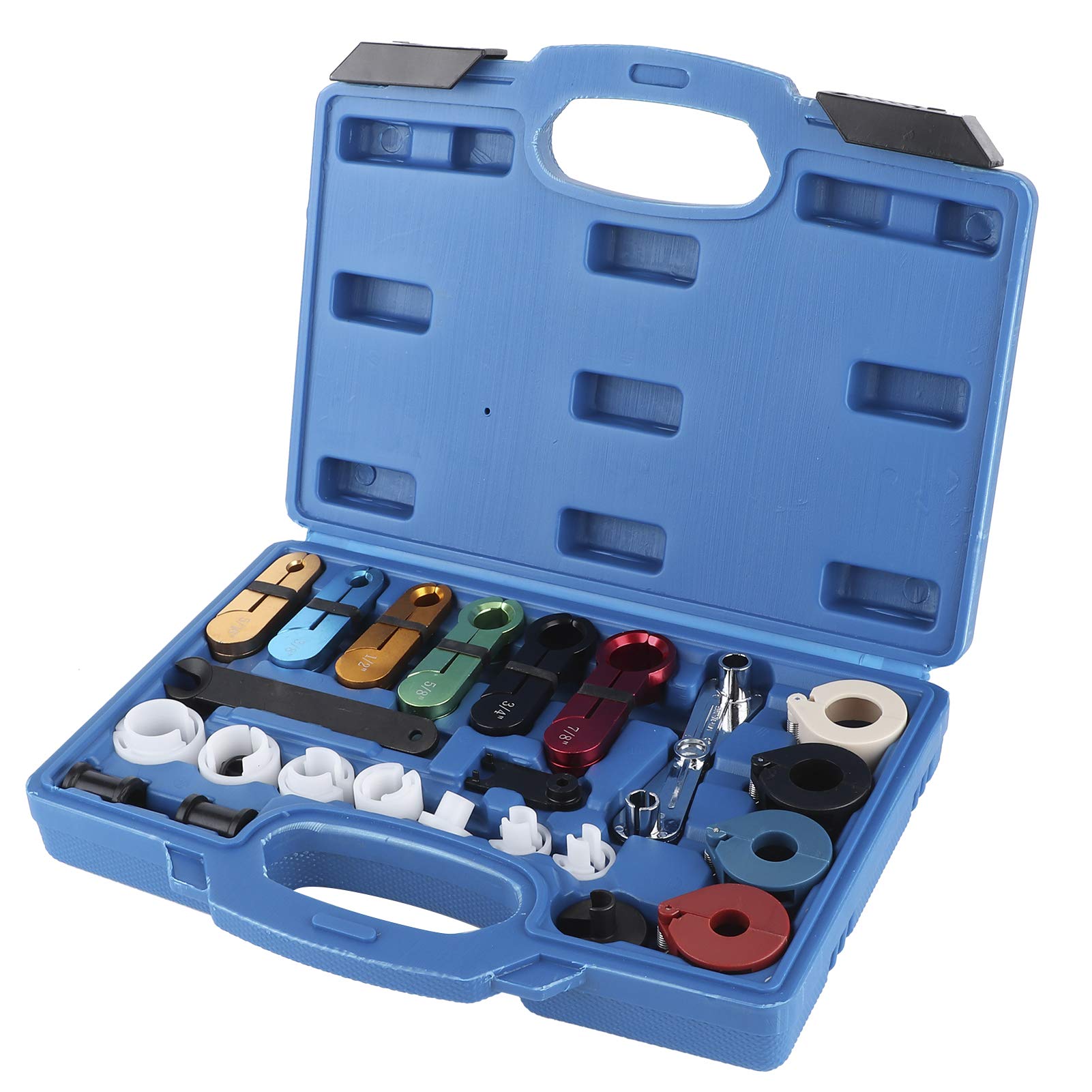 22Pcs Master Disconnect Set for Air Conditioning, Transmission Oil Cooler & Fuel Lines - Professional Removal Tool Kit for Automotive Maintenance and Repair