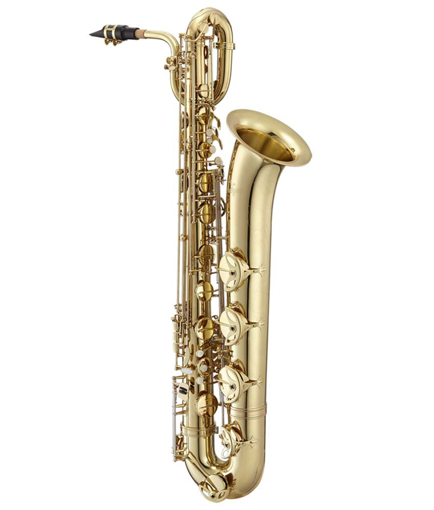 Antigua Winds BS3220 Intermediate Bb Bari Saxophone - Lacquered Finish | Professional Woodwind Instrument for Jazz, Concert & Marching Band Performances