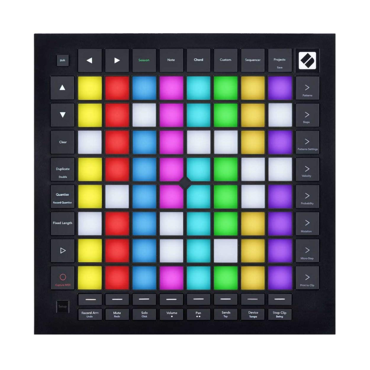 Novation Launchpad Pro MK3 MIDI Controller Bundle with Studio Headphones & 4-Port USB Hub - Perfect for Music Production, DJing & Live Performances