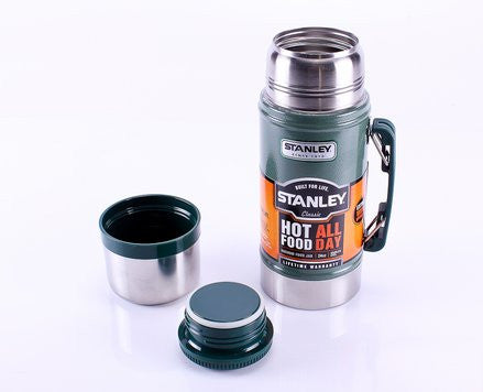 Stanley Classic Vacuum Insulated Food Jar 0.7L (24oz) - Stainless Steel Thermos for Hot & Cold Beverages, Soup, Coffee - Perfect for Camping, Hiking, Work & Outdoor Adventures