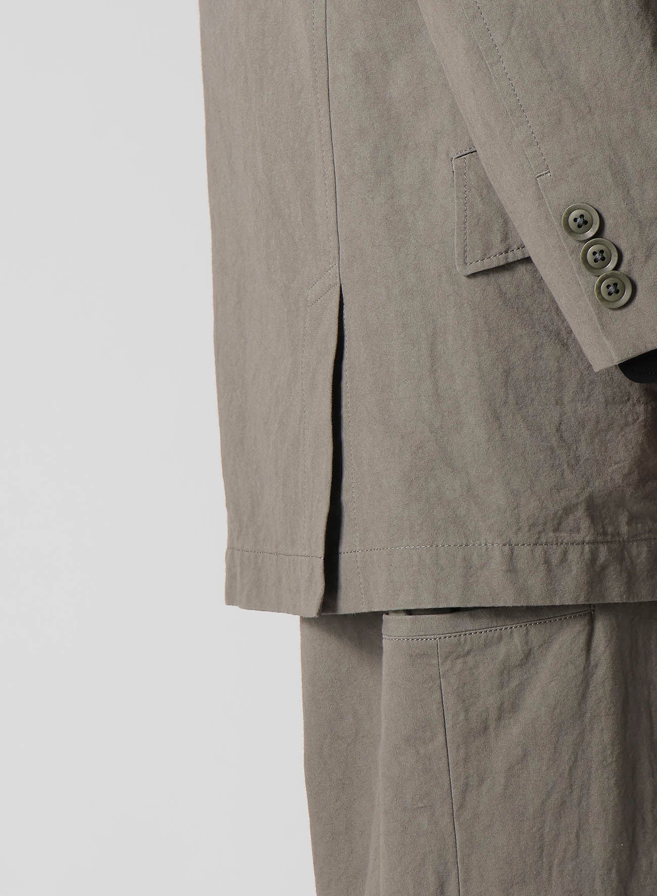 Premium Cotton Poplin Jacket with Front Edge Stitching - Lightweight & Stylish Outerwear for Spring & Fall Fashion