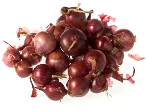 USA Red Pearl Onions - 7 Lb Bulk Case | Gourmet Mild Flavor Fresh Onions | Perfect for Salads, Pickling & Gourmet Cooking