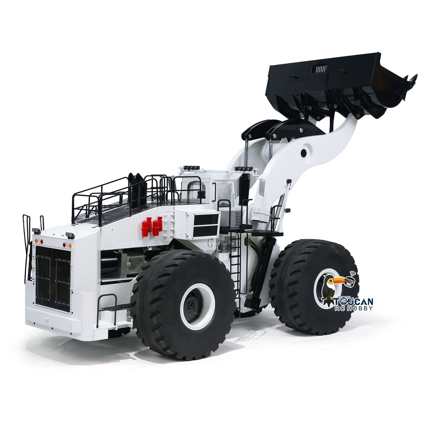 TOUCAN 1:14 Scale L2350 RC Hydraulic Loader - Heavy Duty Radio Controlled Construction Vehicle - RTR (Ready-to-Run) - Pre-Assembled & Painted - 150x58x60cm - Perfect for Construction Enthusiasts & RC Hobbyists