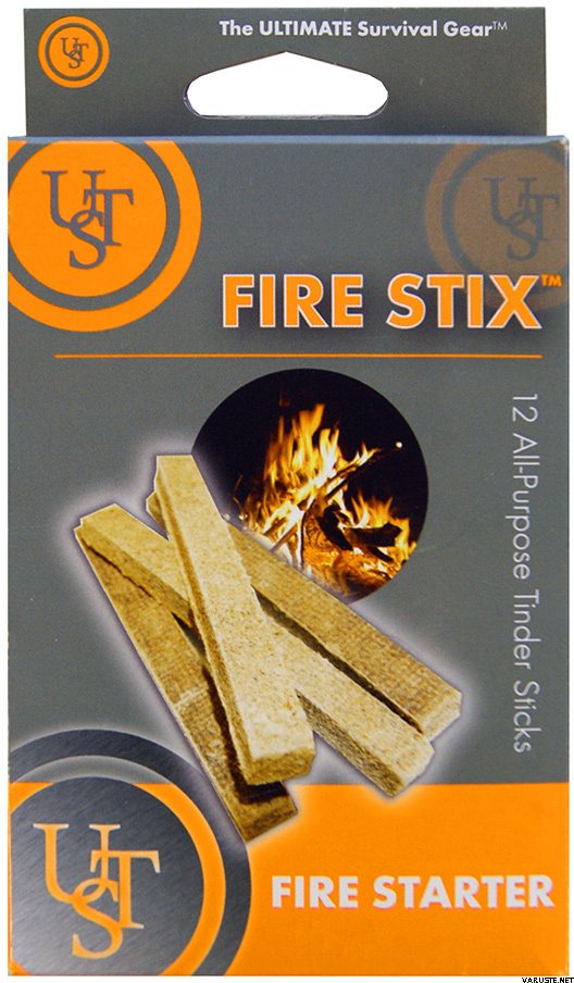 UST Fire Stix - Premium Fire Starter Sticks for Camping, Hiking & Outdoor Survival Gear | Waterproof & Windproof Fire Starters