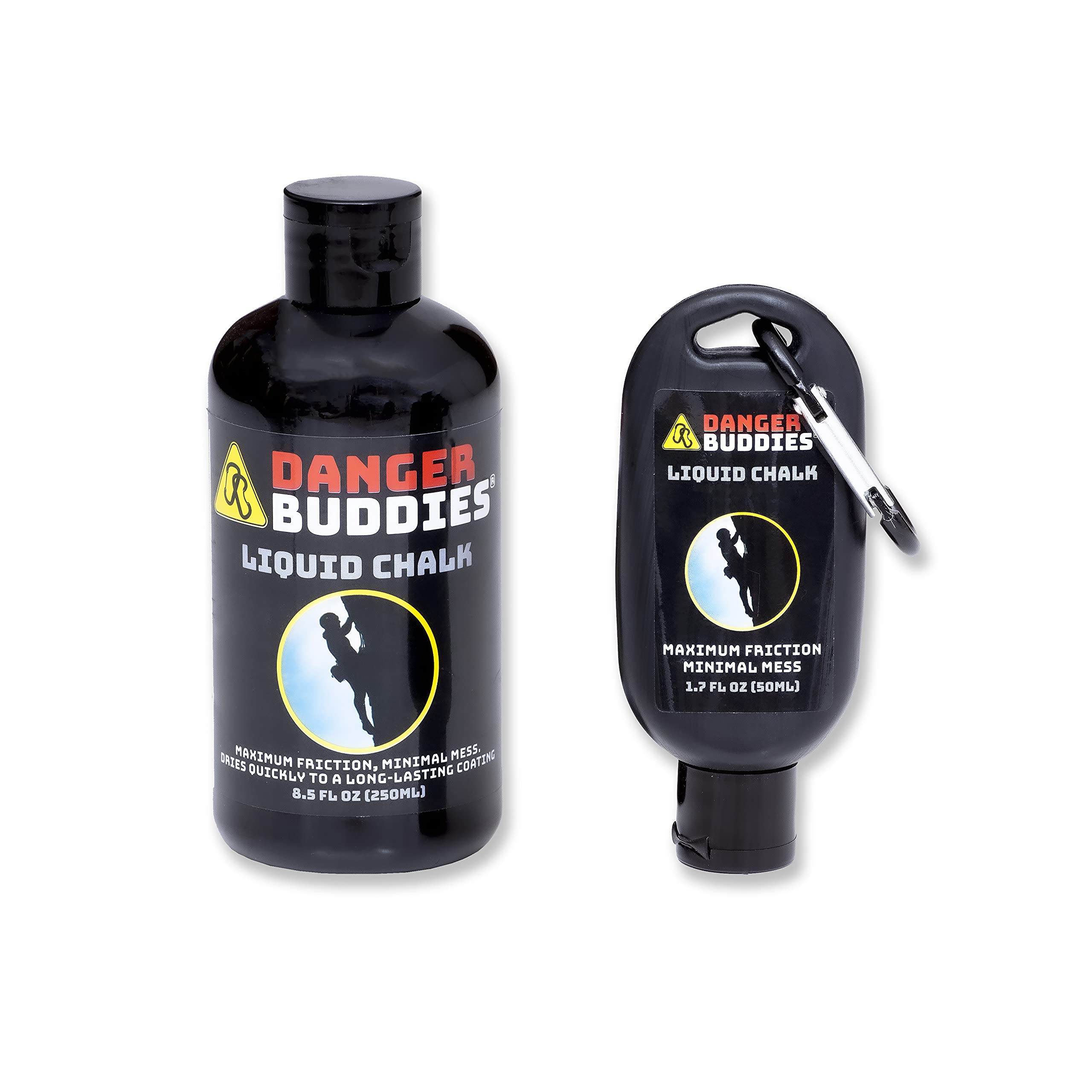 Danger Buddies Liquid Chalk for Rock Climbing, Weight Lifting & Gymnastics - Non-Slip Grip Enhancer for Sports Training, Workouts & Outdoor Activities