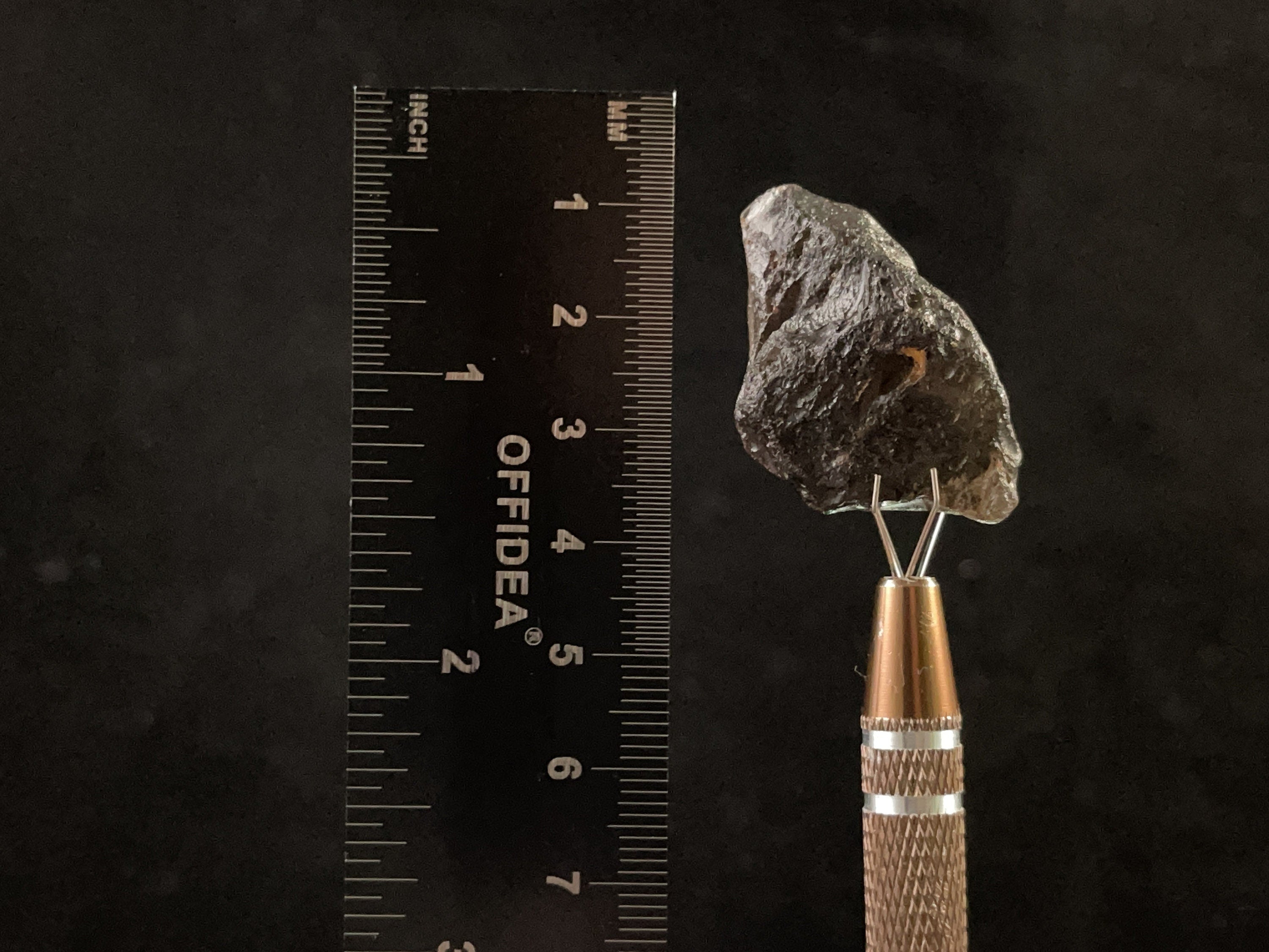 COLOMBIANITE Raw Crystal - Natural Obsidian & Tektite Stone for Metaphysical Healing, Chakra Balancing & Energy Work | Perfect for Meditation, Reiki, Spiritual Growth & Crystal Collection