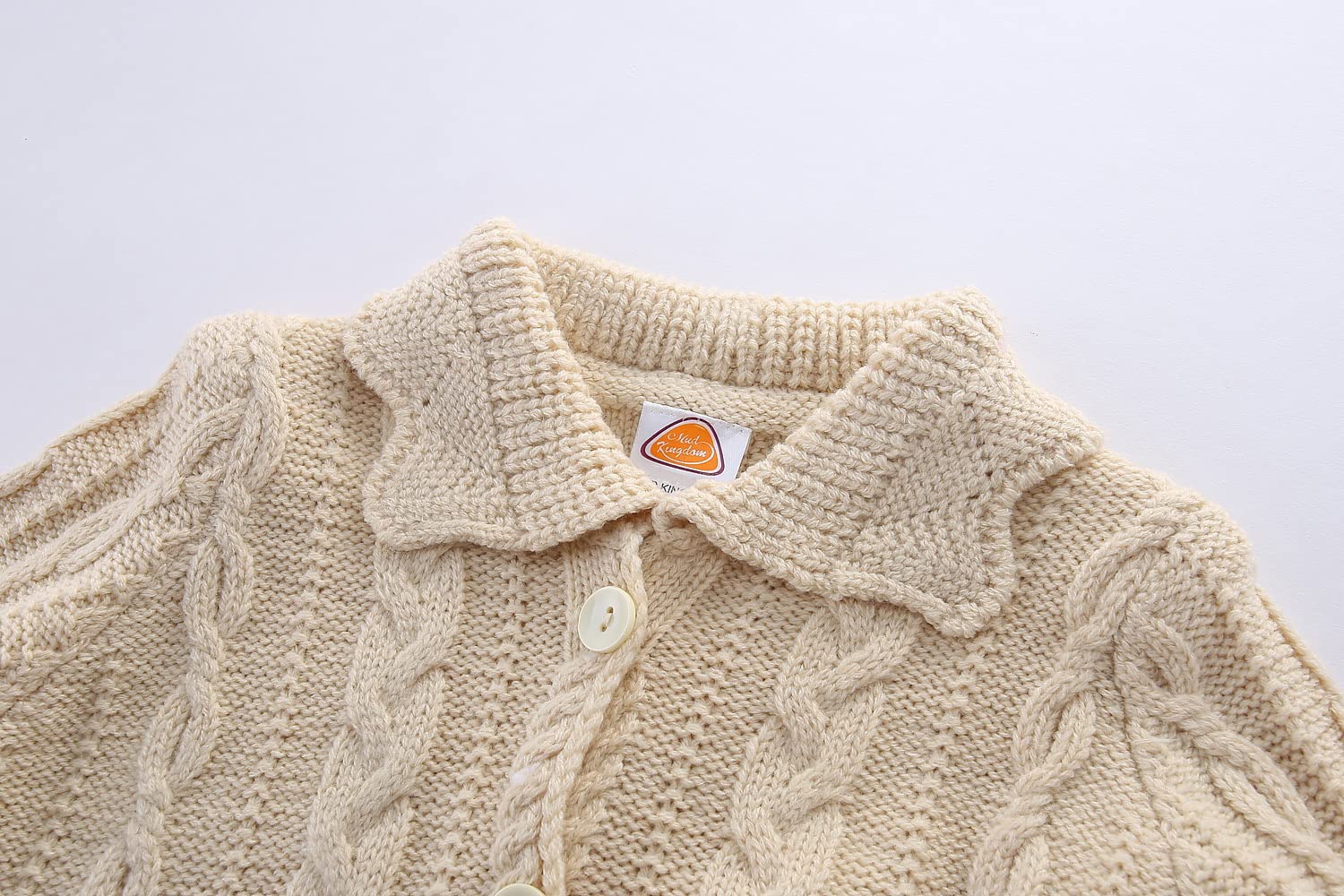 Mud Kingdom Girls Cardigan Sweaters Button Up - Soft Knit Cardigan for Girls with Front Buttons - Perfect for School, Playdates & Casual Outfits