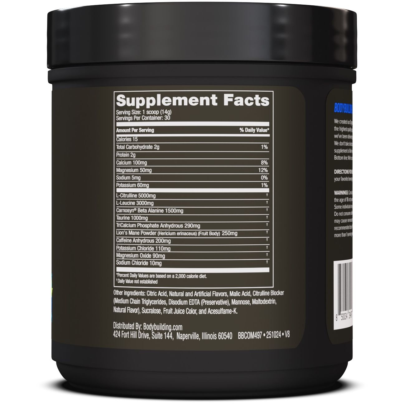 Bodybuilding.com Signature Pre Workout Powder - Premium Energy & Focus Booster for Intense Gym Sessions & Athletic Performance | Best for Bodybuilders & Fitness Enthusiasts