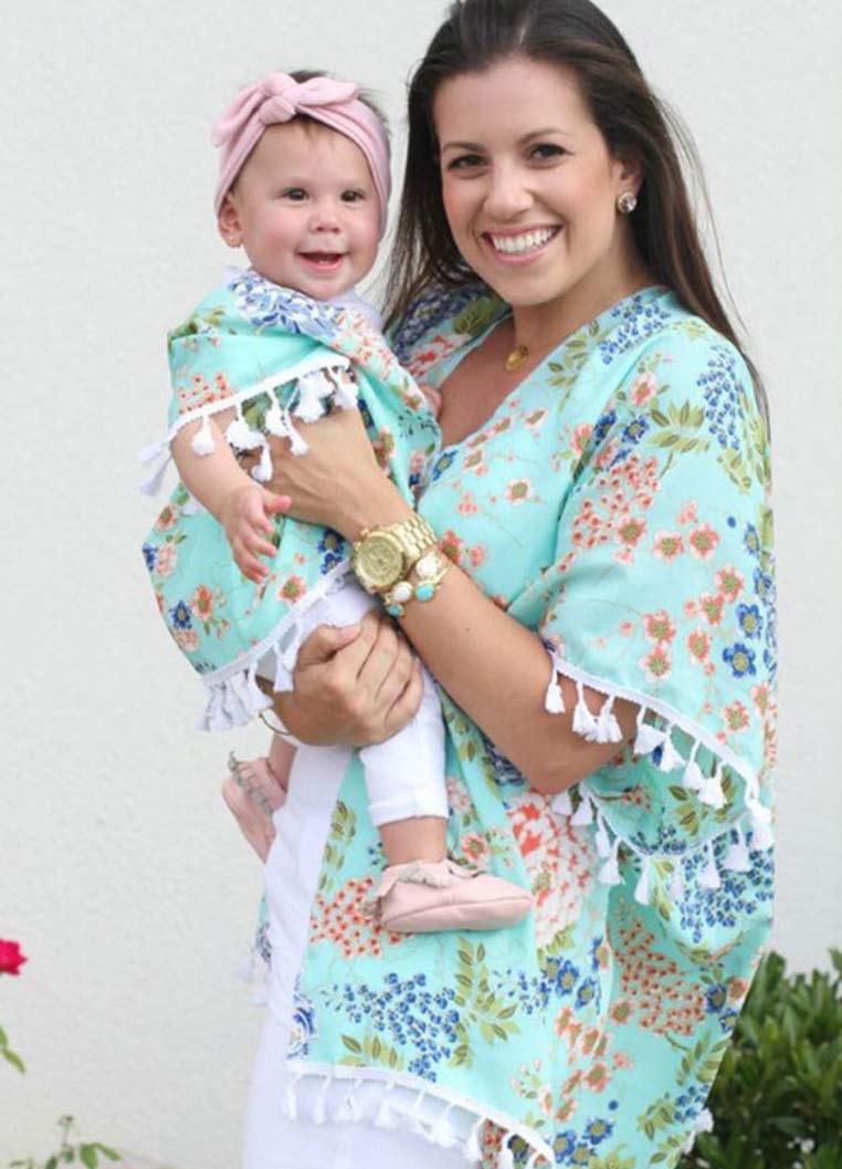 Toddler Baby Girls Swim Sundress - Cute Beach Cover-Up & Summer Poncho for Pool, Beach, and Outdoor Play