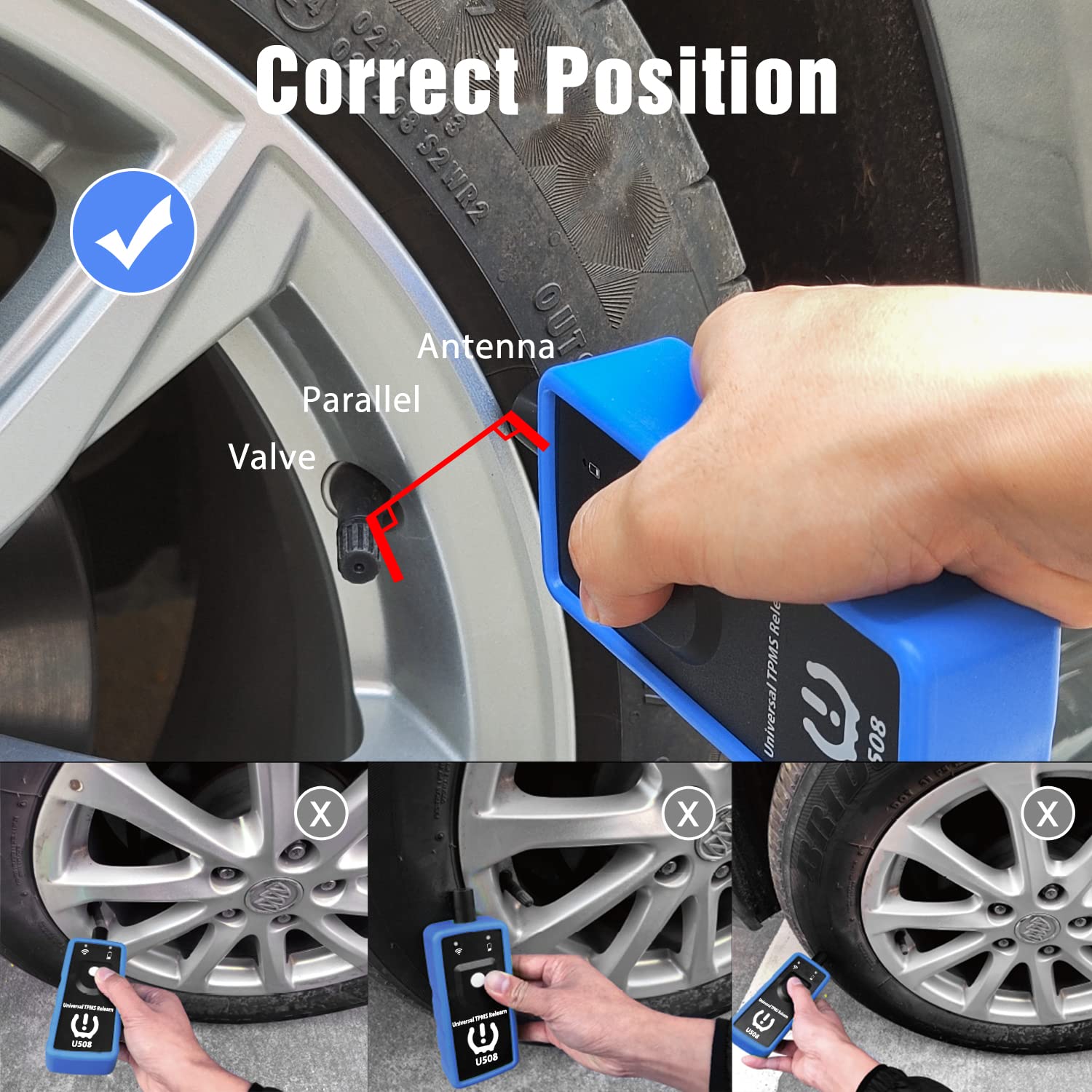 OBDResource TPMS Relearn Tool - Universal TPMS Reset Tool for Ford, Jeep, Dodge | Tire Pressure Monitor System Activation Tool U508 | Sensor Reset Tool for Easy Vehicle Maintenance | Perfect for DIY Car Repairs & Professional Auto Shops
