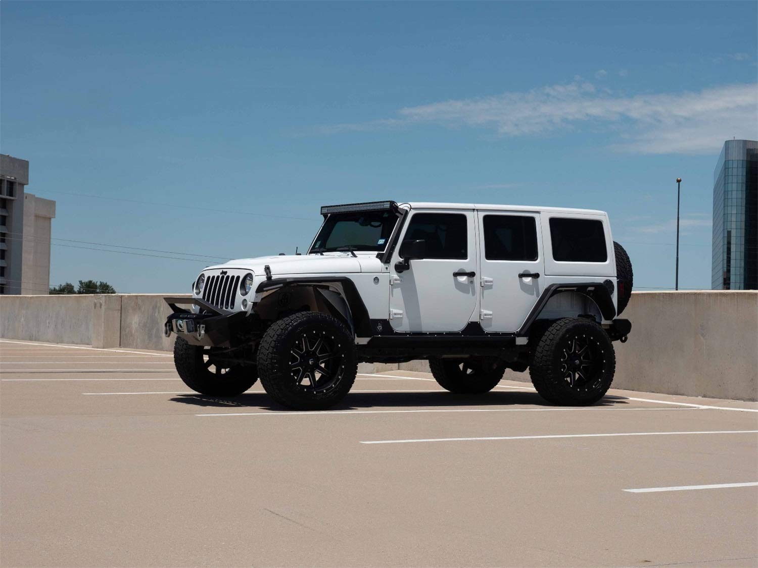 Road Armor RDA507AFF0B Front Fender Flares for Jeep Wrangler JL & JK - Heavy Duty Off-Road Protection & Stylish Upgrade for Adventure & Daily Driving