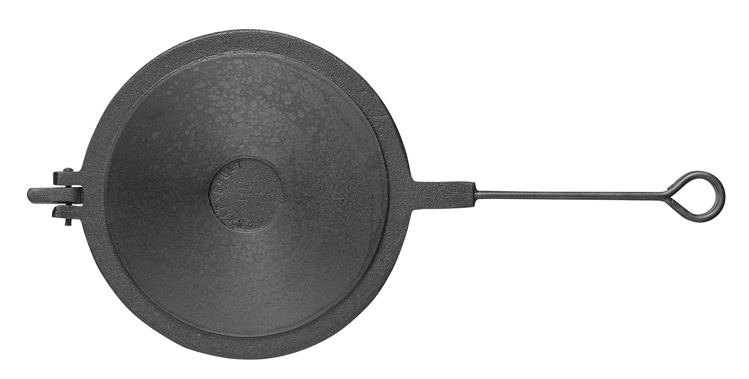 Heart-Shaped Cast Iron Waffle Maker - 21cm Handmade Skillet for Belgian Waffles, Pancakes & Desserts | Perfect for Valentine's Day Breakfast, Romantic Dinners & Family Brunch