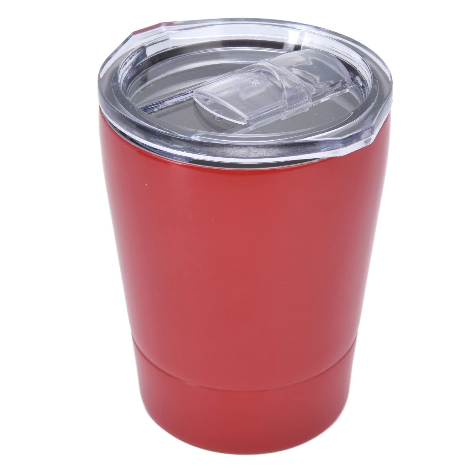 Premium 260ml Stainless Steel Insulated Tumbler - Vacuum Sealed Coffee Mug for Hot & Cold Beverages, Milk, Tea - Leakproof Travel Cup for Office, Gym, Camping (Red)