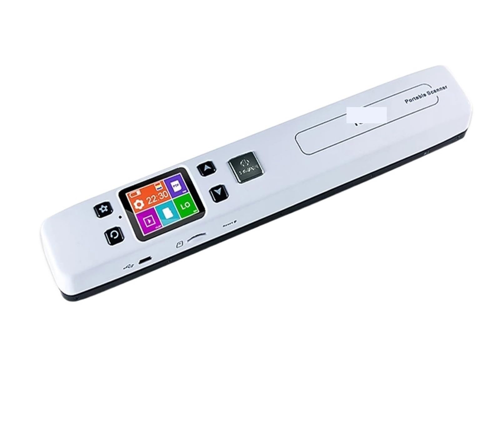 Portable A4 Document Scanner - 1050DPI Handheld Book Scanner with LCD Display for PDF/JPG - Ideal for School, Office, Invoices & Receipts Scanning | Compact & Lightweight for On-the-Go Use