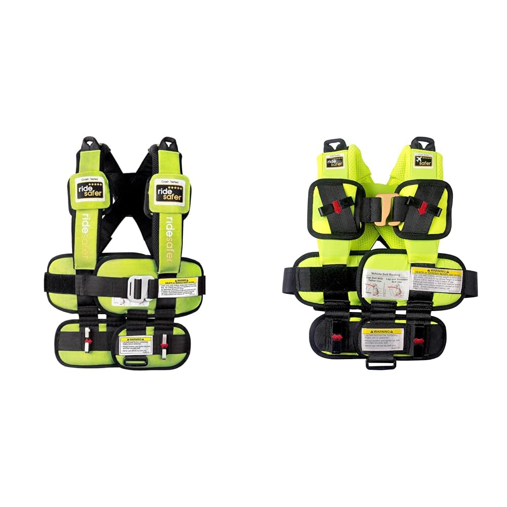 Travel Vest with Backpack Bundle - Small (30-60 lbs) & X-Small (22-40 lbs) Sizes in Yellow | Lightweight Hiking Gear for Kids Outdoor Adventures & Camping