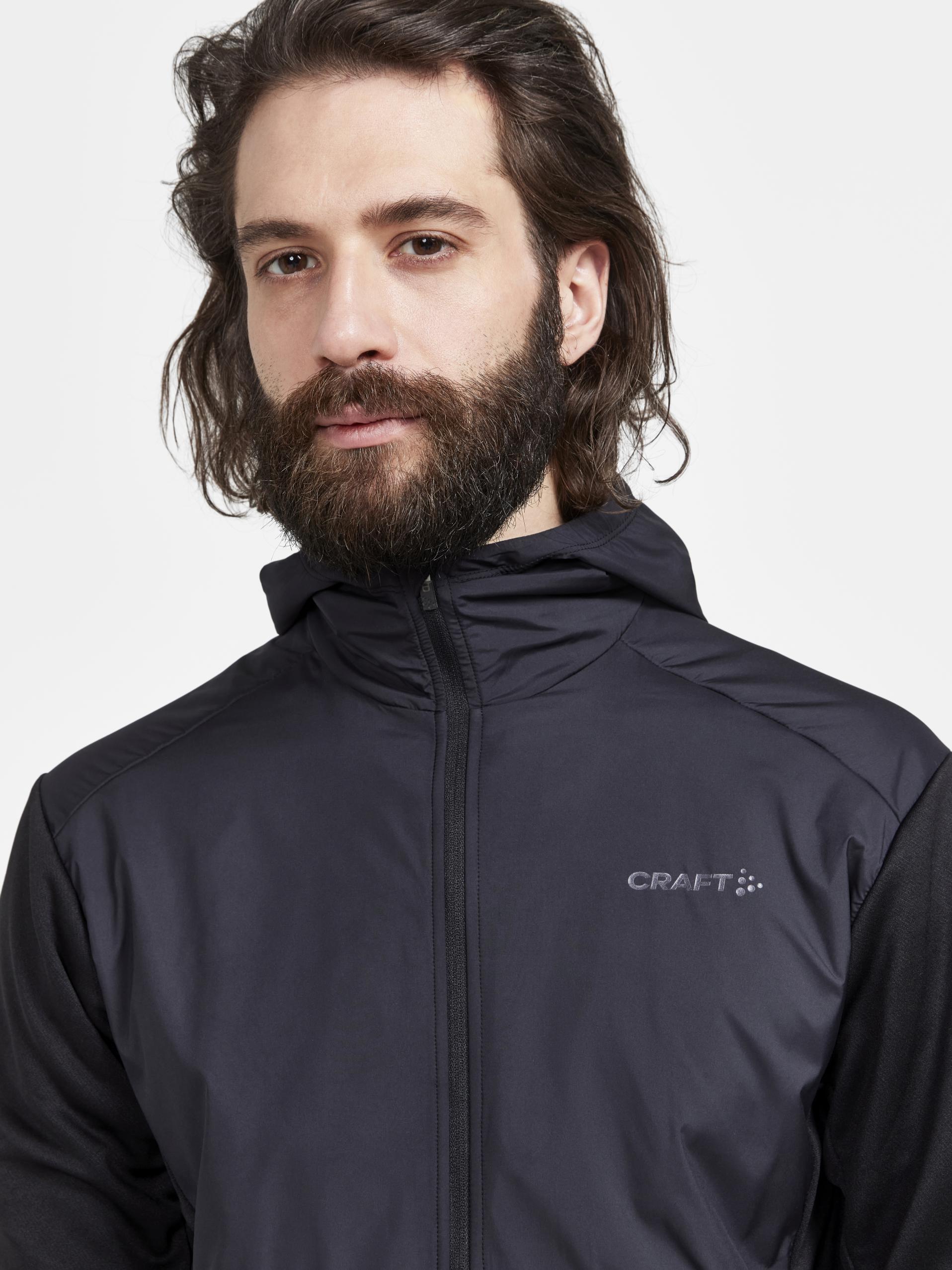Men's ADV Essence Jersey Hood Jacket - Lightweight Water-Resistant Cycling & Outdoor Windbreaker for Running, Hiking & Casual Wear