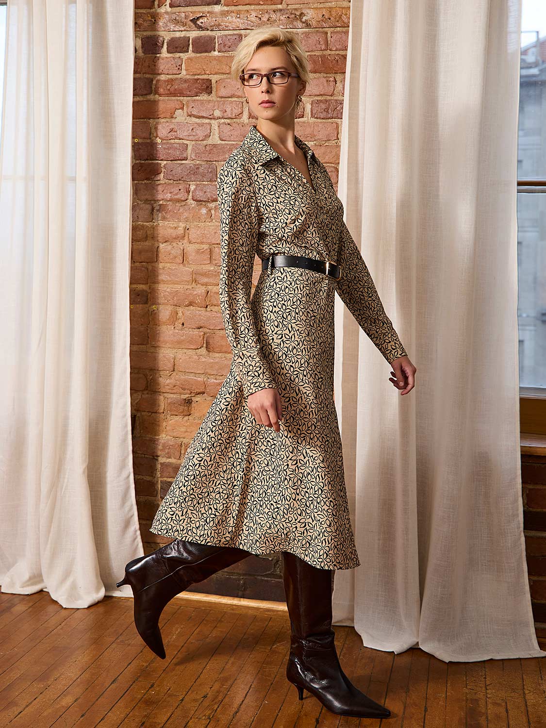 Floral Print Flowy Shirt Dress for Women - Summer Casual Boho Maxi Dress with Pockets | Perfect for Beach, Vacation & Everyday Wear