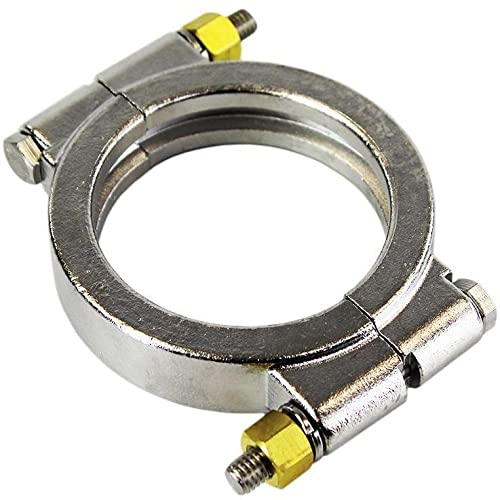 BVV Pro Series 1.5-inch High Pressure Hose Clamps - Heavy Duty Stainless Steel Clamps for Industrial, Automotive, and Plumbing Applications