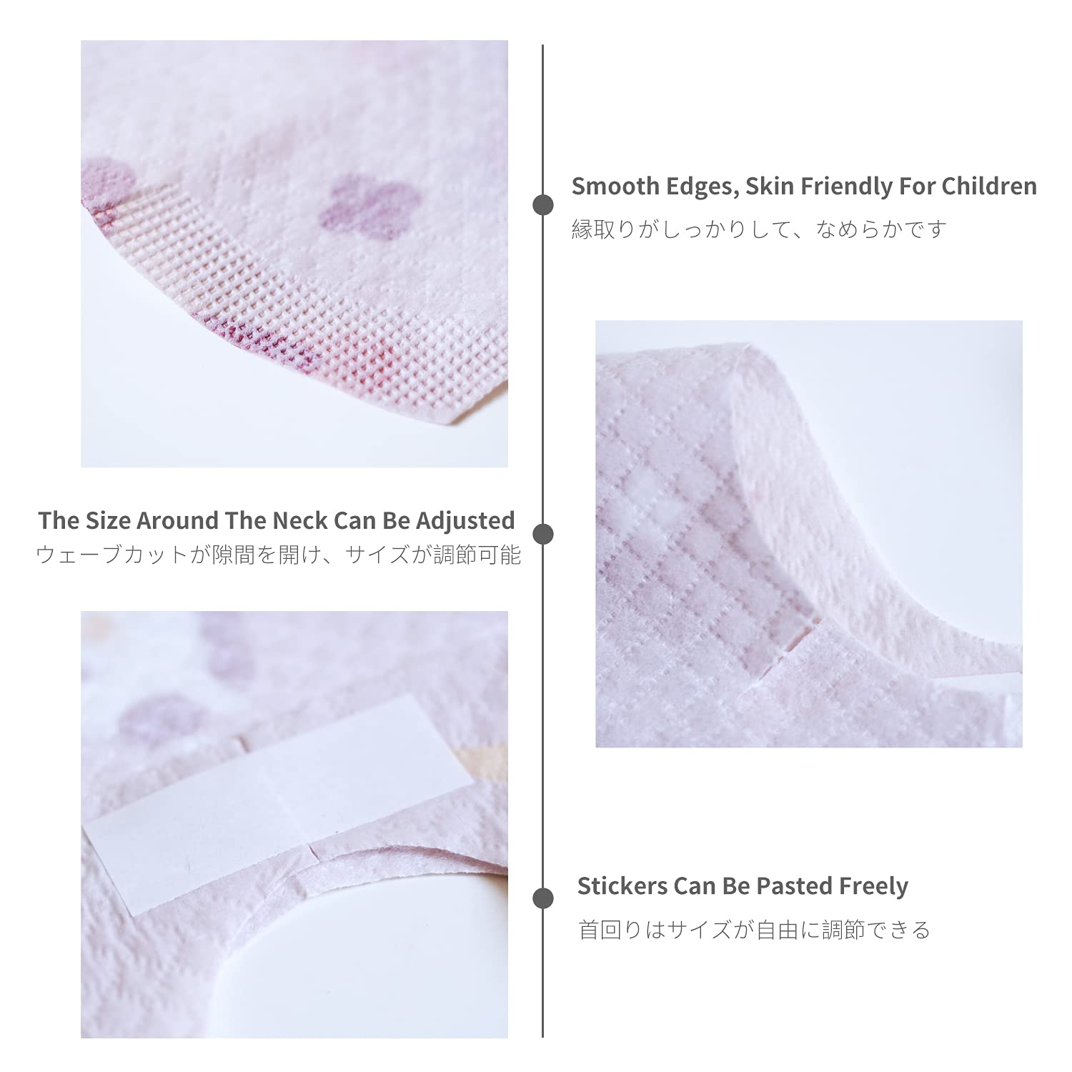 Soft Leakproof Disposable Baby Bibs for Toddlers & Infants - 60PCS Unicorn Design - Perfect for Feeding, Traveling, and Messy Meals