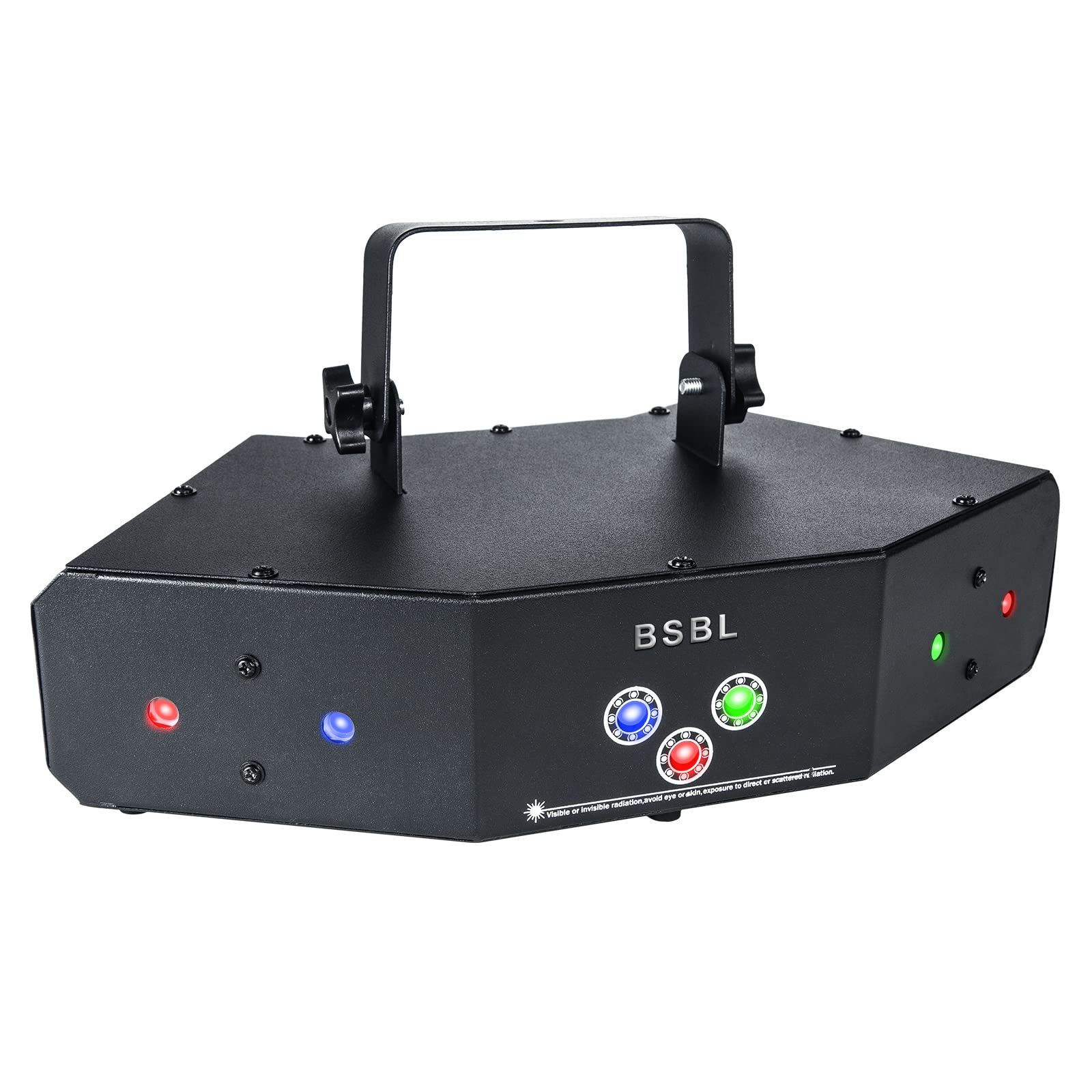 RGB Disco Party Lights with Sound Activation & DMX512 Control - Portable Strobe Stage Lighting for DJ, Bars, Christmas, Birthday, Wedding & Events - Create Dynamic Light Shows for Nightclubs, Concerts & Home Parties