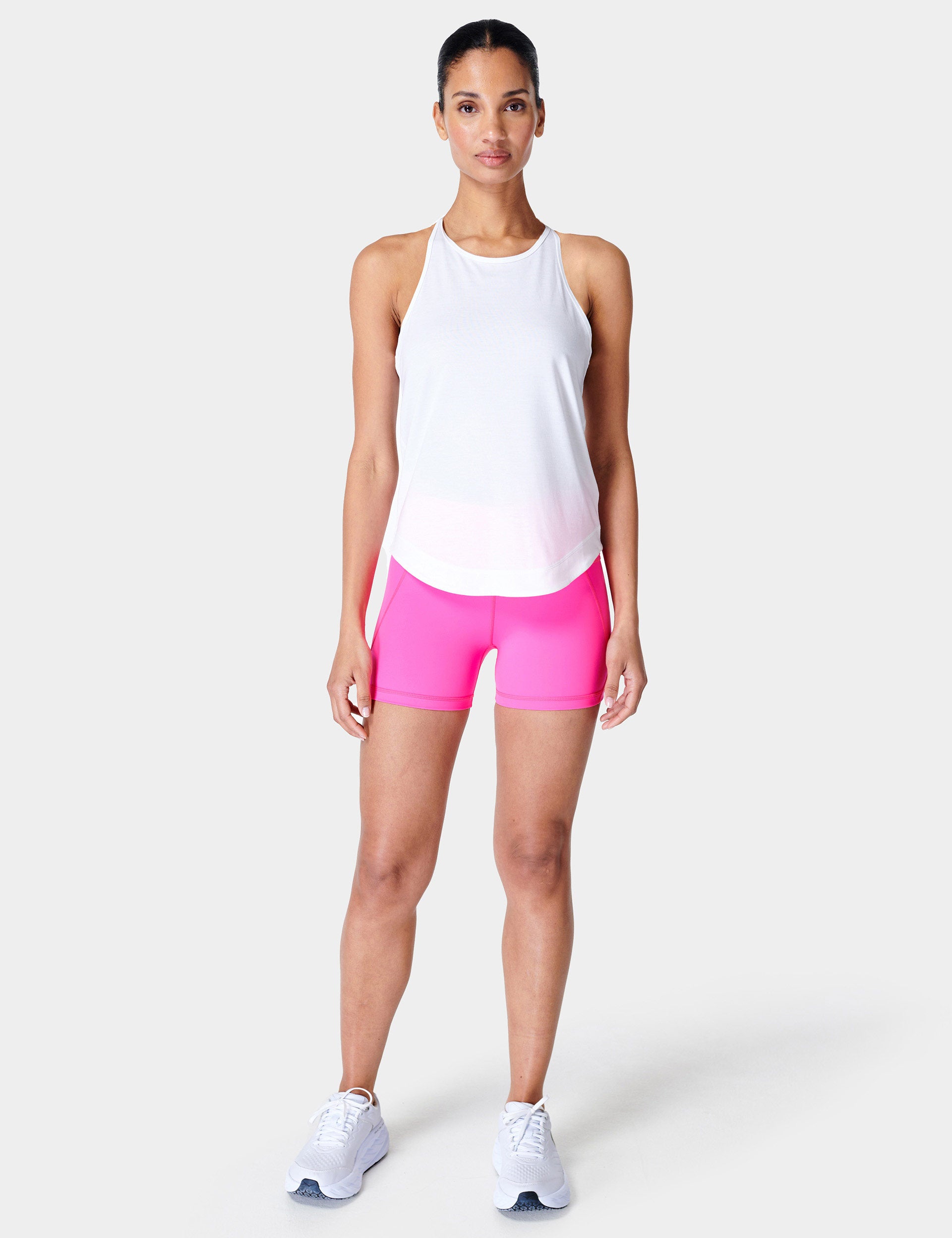 Breathe Easy Run Vest - Lightweight Reflective Running Vest for Men & Women - White - Perfect for Jogging, Cycling & Outdoor Sports