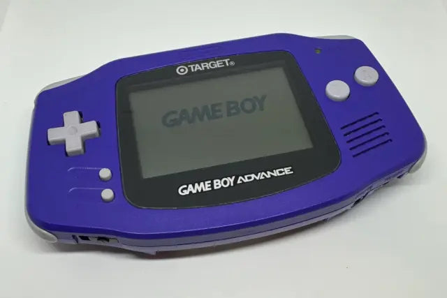 Original Game Boy Advance SP Target Edition Indigo - Portable Retro Gaming Console for Nintendo GBA Games | Perfect for Travel, Commuting & Nostalgic Gaming