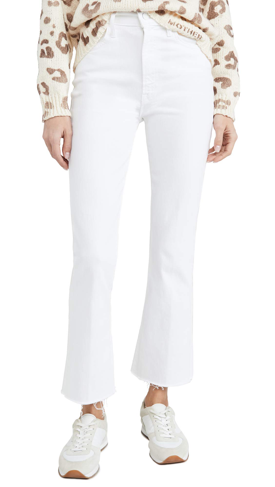 Women's High Waist Ankle Fray Jeans - The Hustler Distressed Denim for Casual Wear & Street Style Outfits