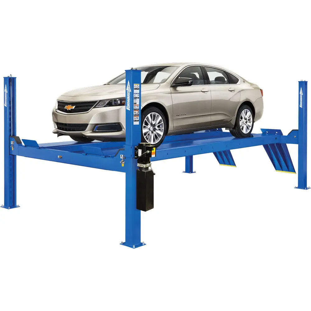 Forward Lift CR14 14K Four Post Car Lift - ALI Certified for Auto Repair Shops & Home Garages - Heavy Duty Vehicle Storage & Maintenance Solution