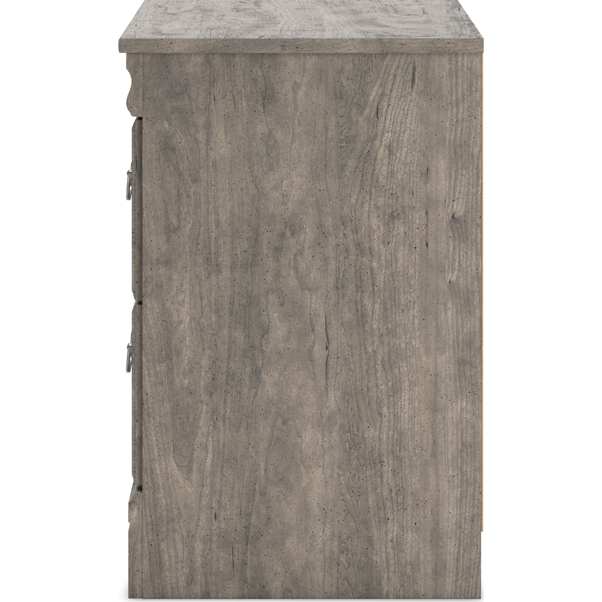 Bayzor Nightstand with Drawer - Modern Gray Bedside Table for Bedroom, Living Room, or Office - Compact Storage Furniture with Sleek Design