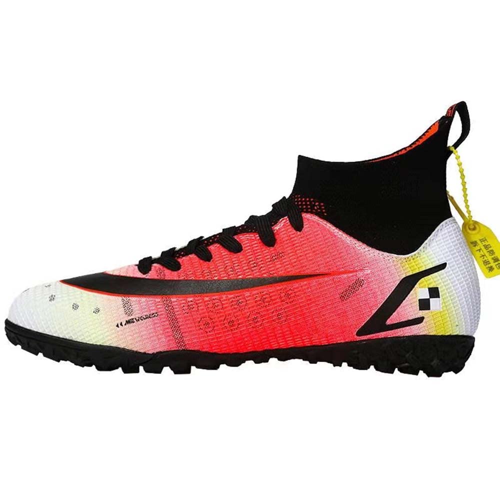 HESBITEUL Men's Soccer Cleats - Lightweight Football Shoes for Boys & Students with High Grip - Perfect for Outdoor, Indoor & Training Sessions