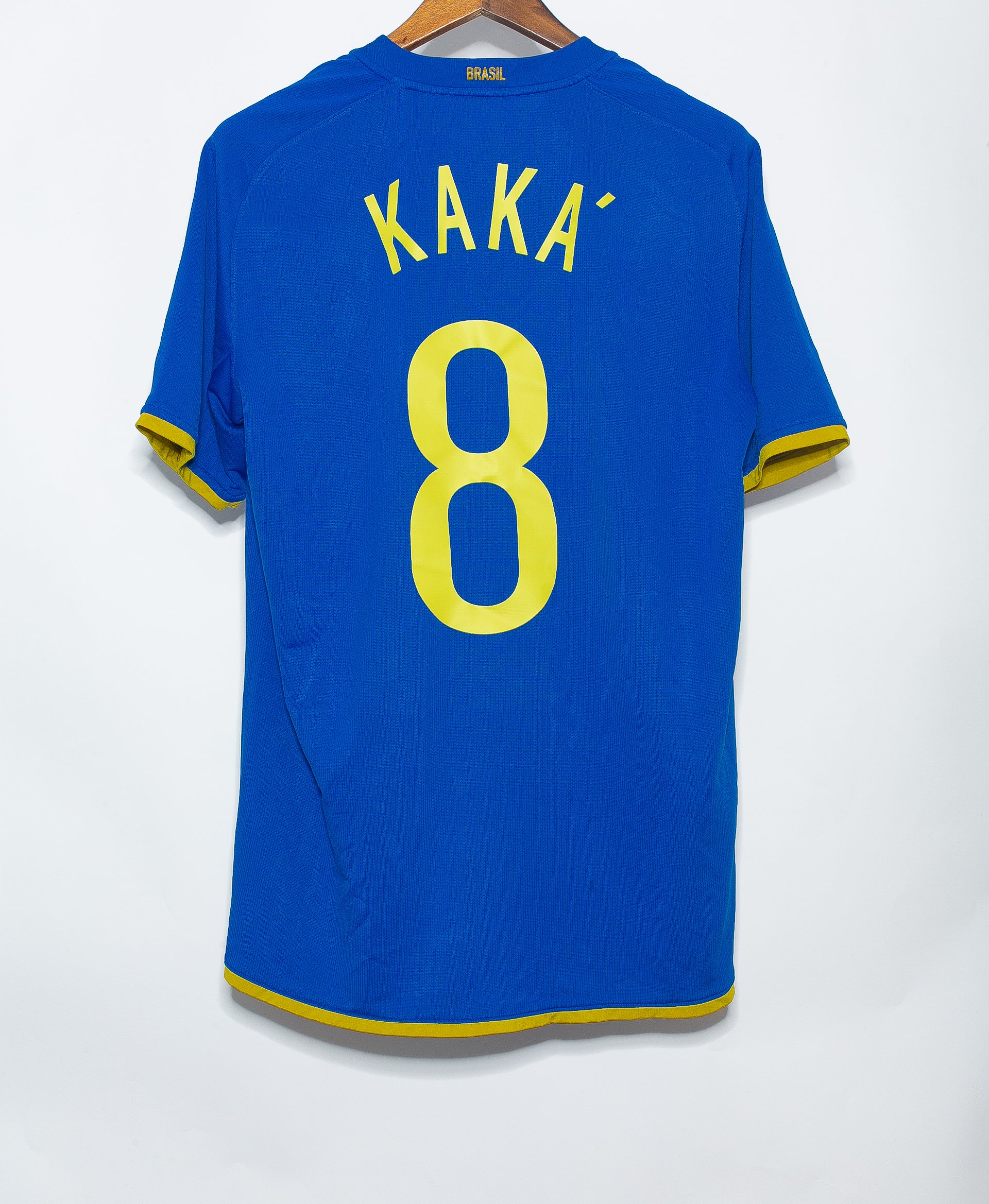 Authentic 2008 Brazil Away Soccer Jersey #8 Kaka (Large) - Perfect for Matchdays, Fan Events & Collectors