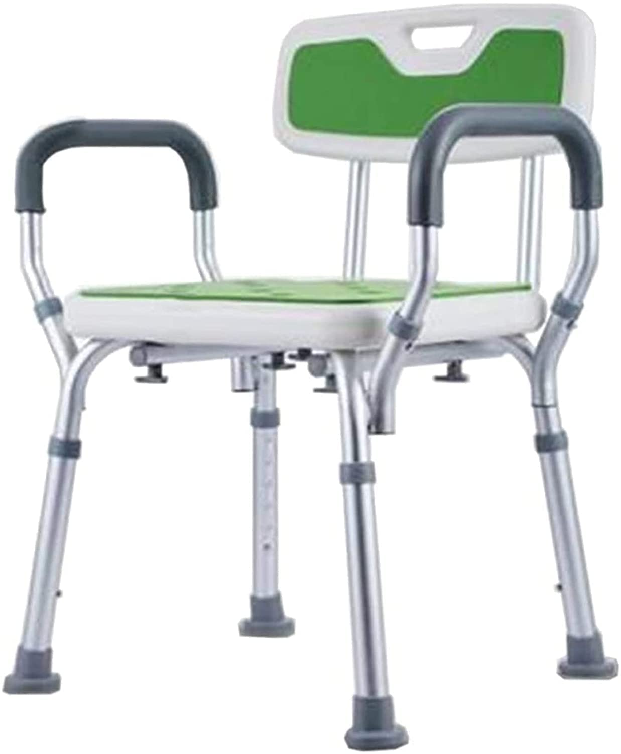 **Adjustable Height Padded Shower Bench with Arms & Back - Non-Slip Bath Transfer Seat for Elderly, Disabled & Handicap Safety - Ideal for Bathtub, Shower & Bathroom Mobility Assistance**
