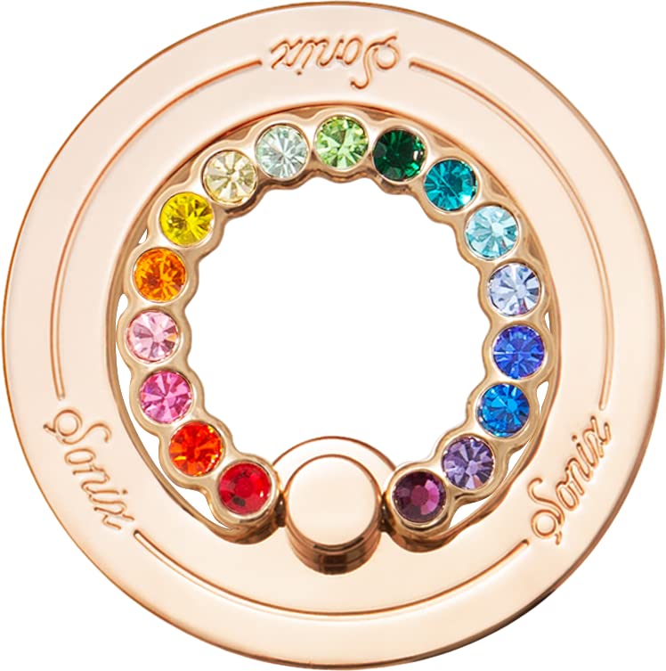 Gold / Rainbow Rhinestone