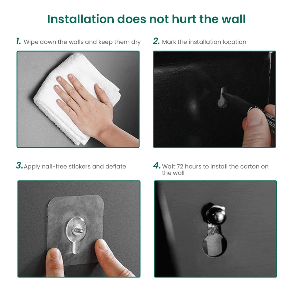 No Drill Toilet Paper Holder with Shelf & Flushable Wipes Dispenser - Wall Mount Bathroom Tissue Storage Organizer for Home, RV, and Office Use