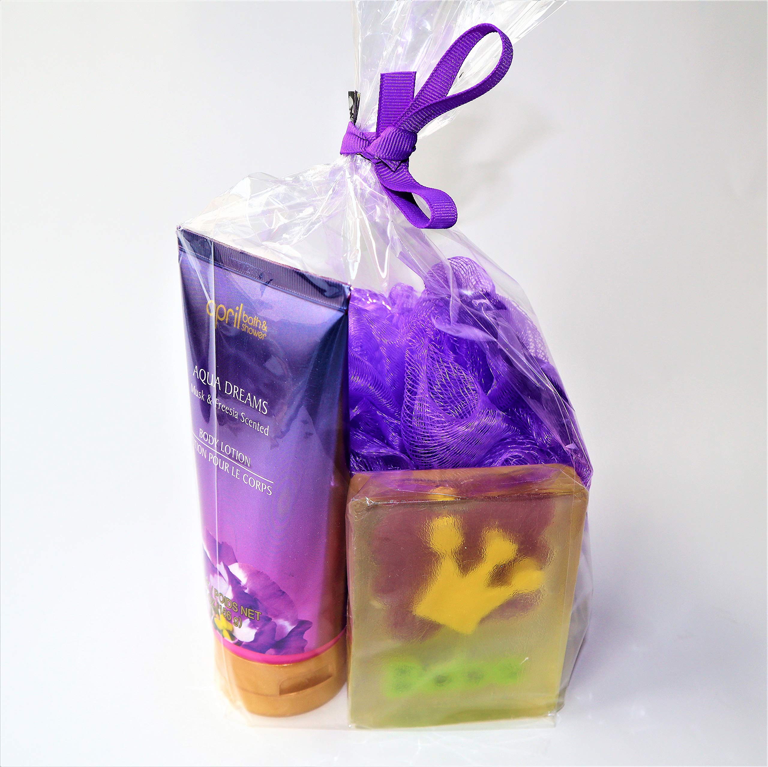 Luxury Bath Gift Set - Glycerin Soap & Body Lotion for Spa | Perfect Mother's Day Present for Her/Him - Relaxing Home Spa Experience